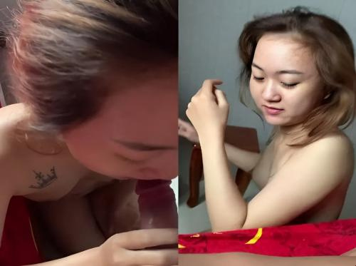 Ini pertama kalinya aku menghisap penis jadi aku belum terbiasa