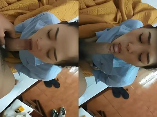 Rekan saya suka menghisap ayam